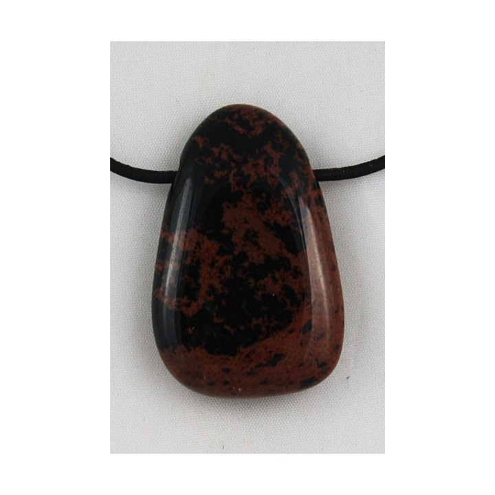 Galet percé Obsidienne pourpre