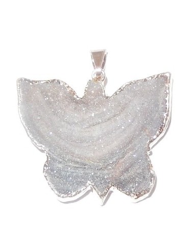 Pendentif Calcédoine Micro Cristallisée