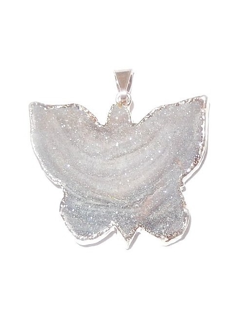 Pendentif Calcédoine Micro Cristallisée