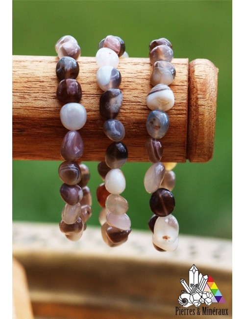 Bracelet Agate Botswana