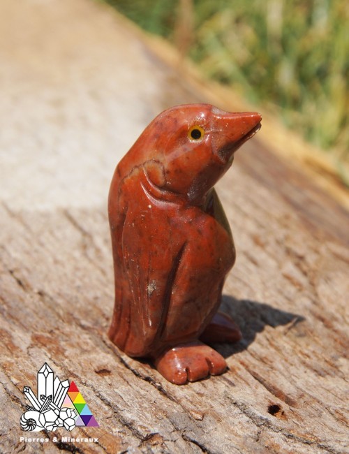 Sculpture de pingouin en Stéatite
