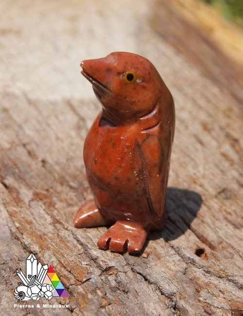 Sculpture de pingouin en Stéatite