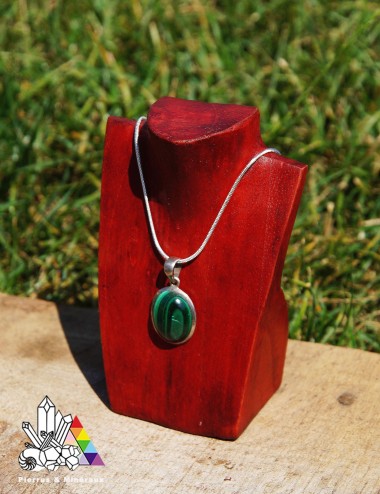 Pendentif en Malachite - Ovale