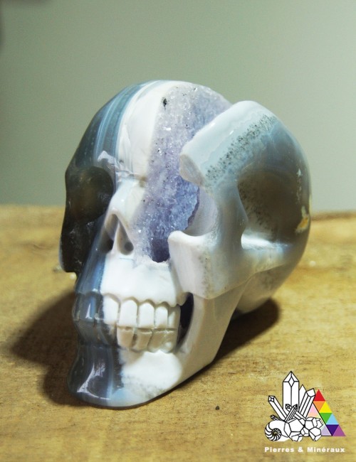Crâne en Agate