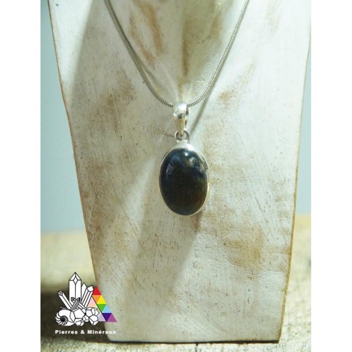 Pendentif en Pietersite - Argent 925 - Belle qualité - Pierres & Minéraux