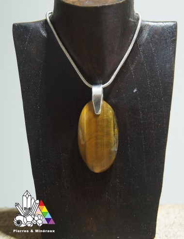 Pendentif Oeil de Tigre - Bélière