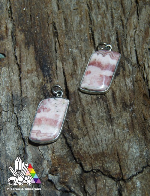 Pendentif en Rhodochrosite