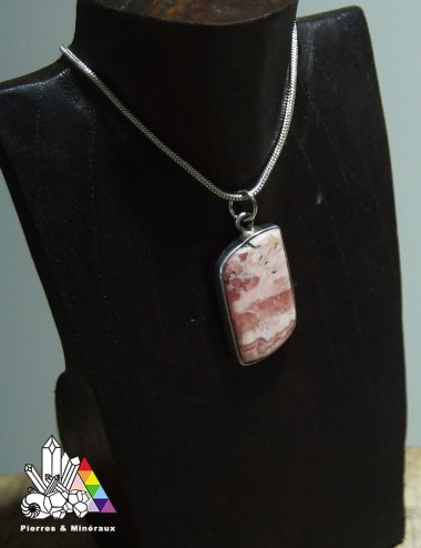 Pendentif en Rhodochrosite