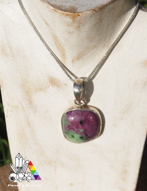 Pendentif Rubis Fuschite