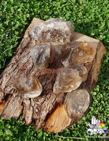 Bloc de Quartz fumé