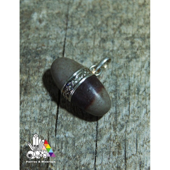 Pendentif Shiva lingam - Serti - Vertus des pierres- Pierres et Minéraux