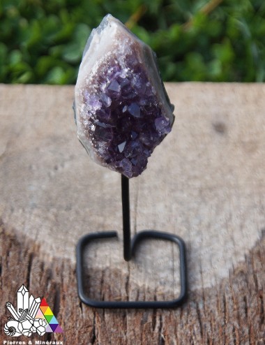 Mini Druses d'Améthyste sur socle