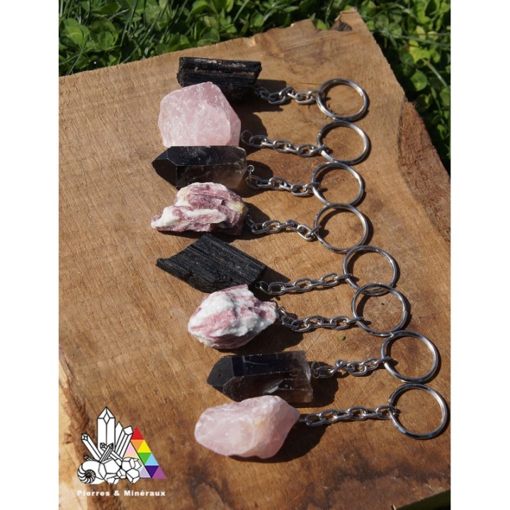 Porte-clés - Pierre naturelle - idées cadeaux - Pierres et Minéraux