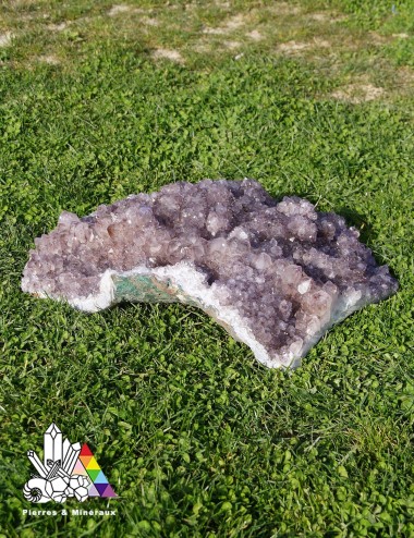 Grande Plaque d'améthyste - Brésil -  Pierres et Minéraux- Rechargement des pierres