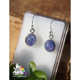 Boucles d'oreilles Tanzanite - Vertus des pierres - Pierres et Minéraux