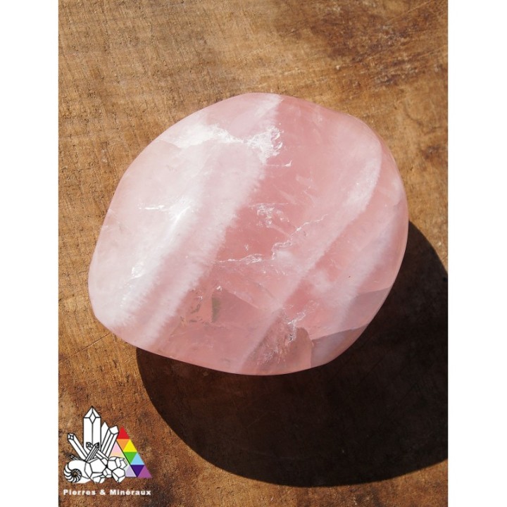 Grand Jumbo de Quartz Rose Poli - Vertus du Quartz Rose - Pierres et Minéraux