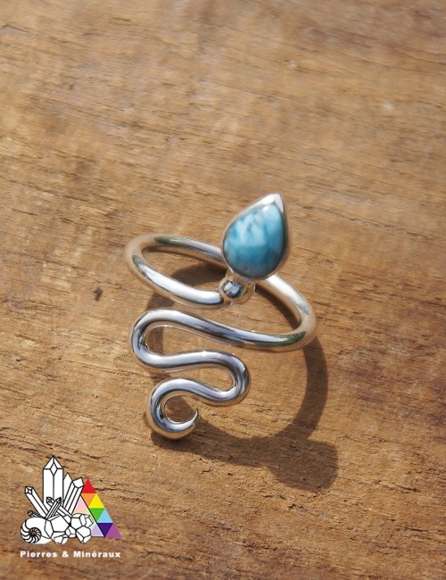 Bague Serpent - Larimar