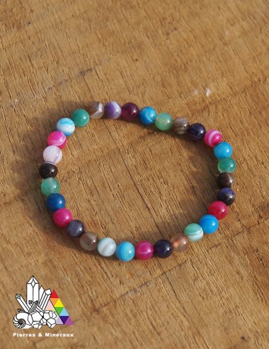 Bracelet  Mélange Agate sur-mesure