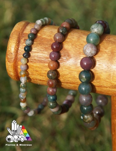 Bracelet Agate du Tibet sur-mesure