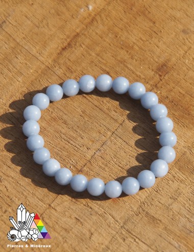 Bracelet Angélite sur-mesure