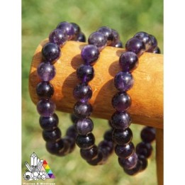 Bracelet en Améthyste Extra - Pierre 10mm - Vertus des Pierres - Pierres et Minéraux