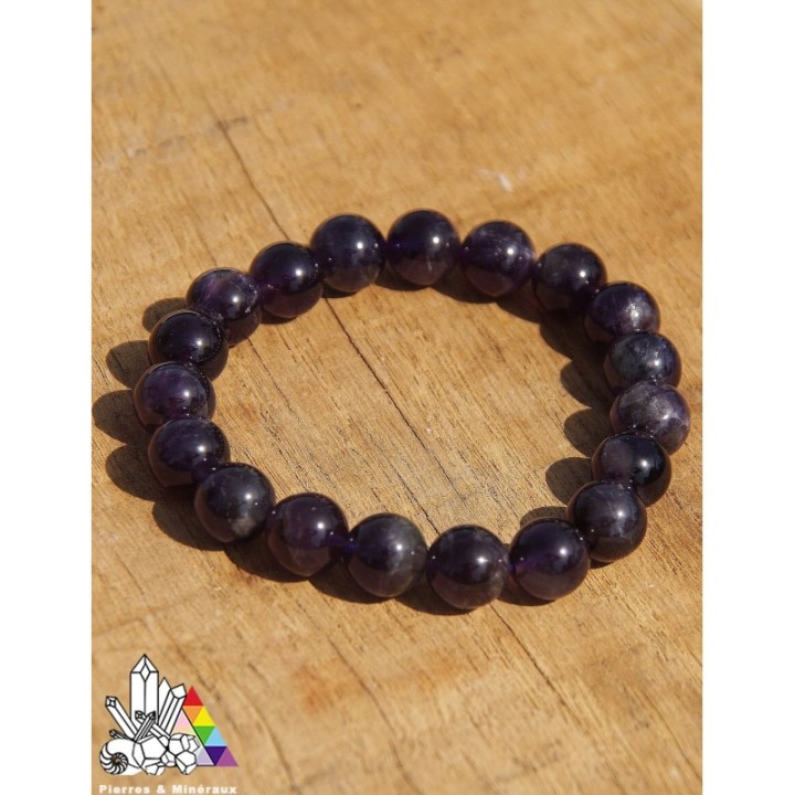 Bracelet en Améthyste Extra - Pierre 10mm - Vertus des Pierres - Pierres et Minéraux