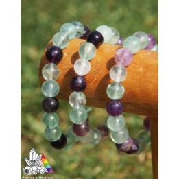 Bracelet en Fluorite- Pierre 10mm - Vertus des Pierres - Pierres et Minéraux - France