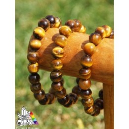 Bracelet en Œil de Tigre - Pierre 10mm - Vertus des Pierres - Pierres et Minéraux - France