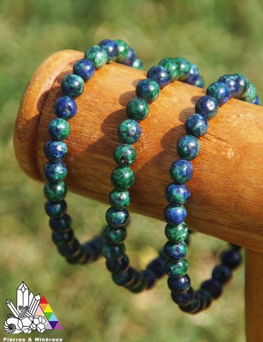 Bracelet Azurite Malachite sur-mesure