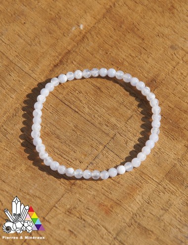 Bracelet Calcédoine Bleue - Vertus des pierres - Pierres et Minéraux- Vente en Ligne