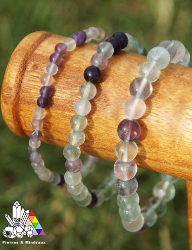 Bracelet en Fluorite - Les Vertus de la Fluorite - Pierres et Minéraux - France