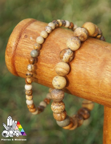 Bracelet Jaspe Paysage sur mesure