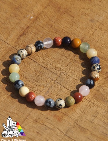 Bracelet Mélange de Pierre sur Mesure