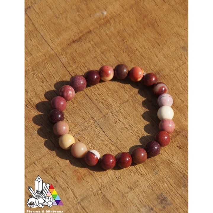 Bracelet Jaspe Mokaïte - Vertus des Pierres - Lithothérapie - Pierres et Minéraux