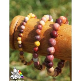 Bracelet Jaspe Mokaïte - Vertus des Pierres - Lithothérapie - Pierres et Minéraux