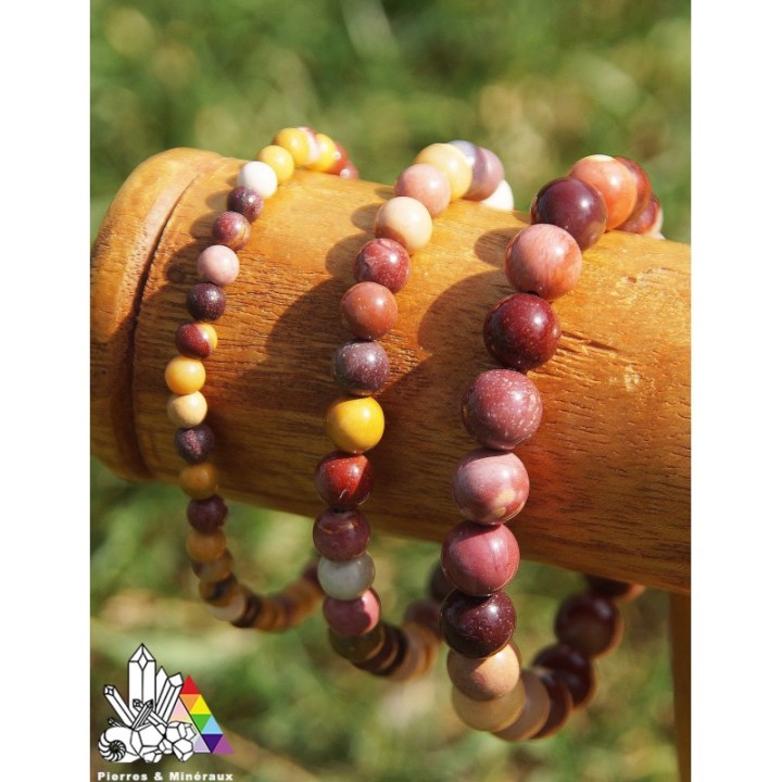 Bracelet Jaspe Mokaïte - Vertus des Pierres - Lithothérapie - Pierres et Minéraux
