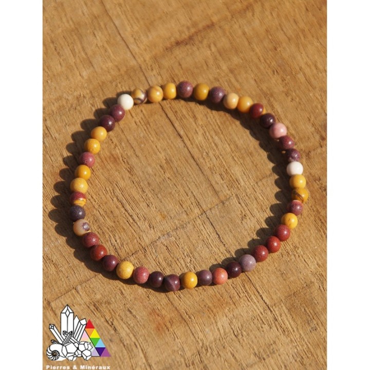 Bracelet Jaspe Mokaïte - Vertus des Pierres - Lithothérapie - Pierres et Minéraux