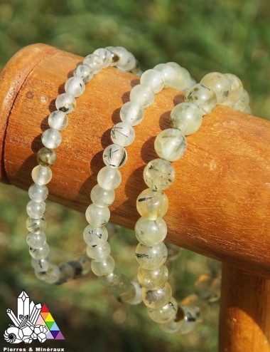 Bracelet en Préhnite sur-mesure