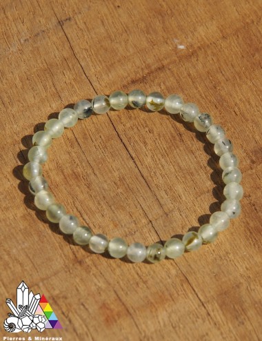 Bracelet en Préhnite sur-mesure