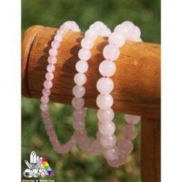 Bracelet en Quartz Rose - Vertus des Pierres - Lithothérapie - Pierres et Minéraux