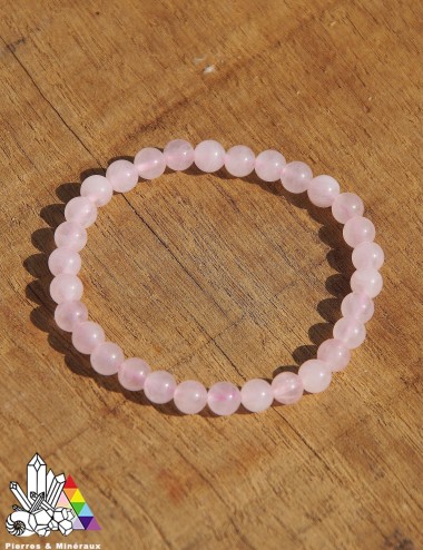 Bracelet Quartz Rose sur mesure