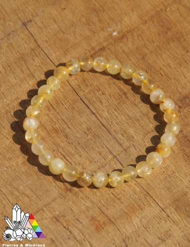Bracelet Quartz Rutile sur mesure