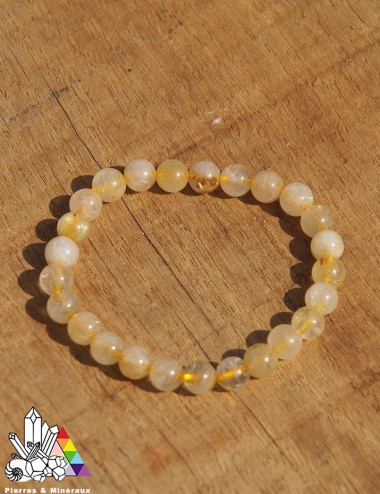 Bracelet Quartz Rutile sur mesure