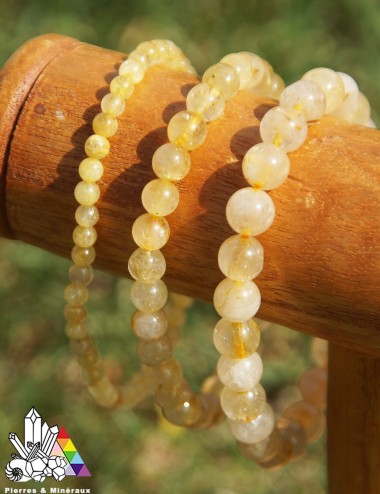 Bracelet Quartz Rutile sur mesure