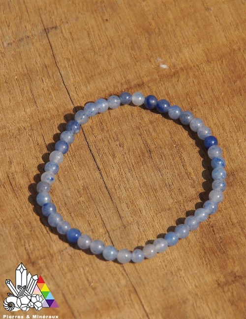 Bracelet Quartz Bleu sur mesure