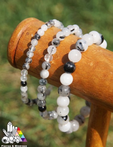 Bracelet Quartz Tourmaline sur Mesure