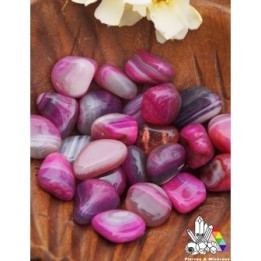 Agate Rose - Pierre Roulée - Lithothérapie - Pierres et Minéraux - Vente en Ligne