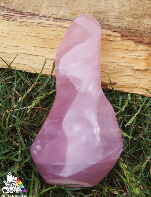 Quartz Rose Poli - Forme Libre