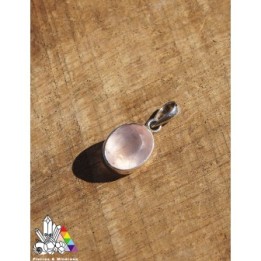 Pendentif Quartz Rose - Argent 925 - Vertus des pierres - Pierres et Minéraux - Vente en Ligne