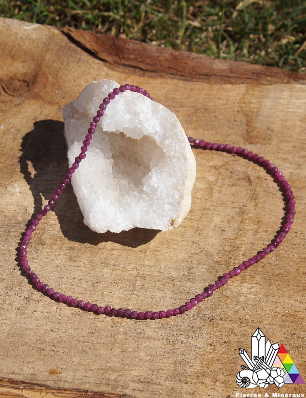Collier de Rubis - Facettés
